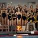 The Michigan bench celebrates a score in the CWPA Final against Princeton on Sunday, April 28. Daniel Brenner I AnnArbor.com